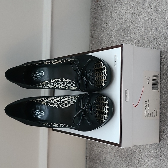 Coach Corey Cotton Twill Heels - Picture 1 of 10